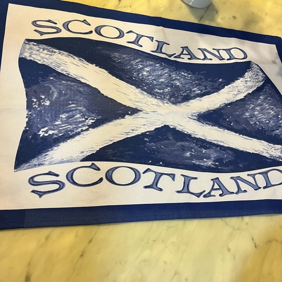 Vintage Hand Towel Tapestry Castles Scotland NWOT - Picture 9 of 16